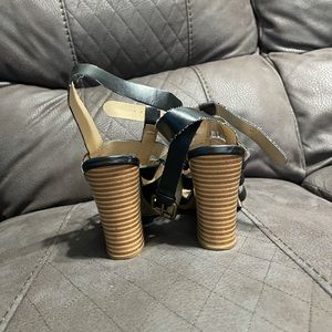 Black strappy heel :)
